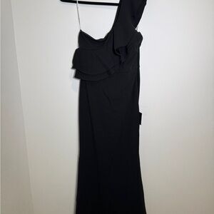 NWT Lulu's Chic Black One-Shoulder Dress